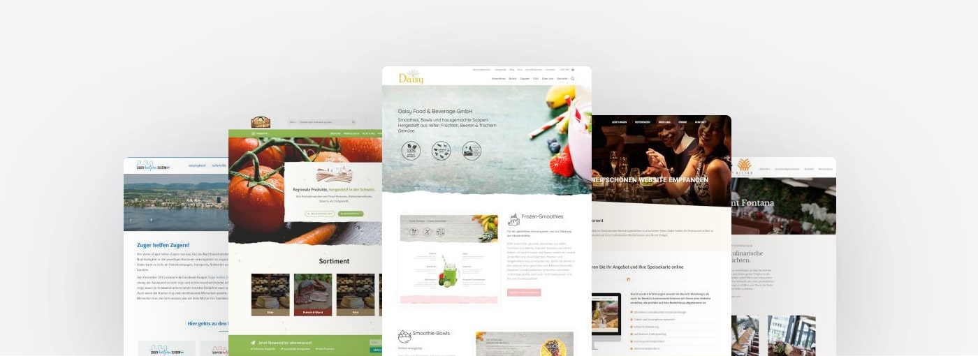 Screenshots Webdesign