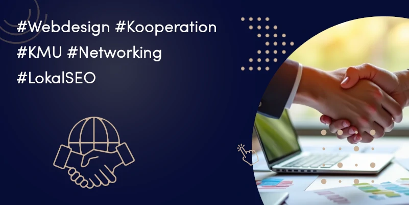 Moderner Arbeitsplatz mit Laptop, Smartphone und Notizblock – Webdesign von Kühn Webdesign Schweiz